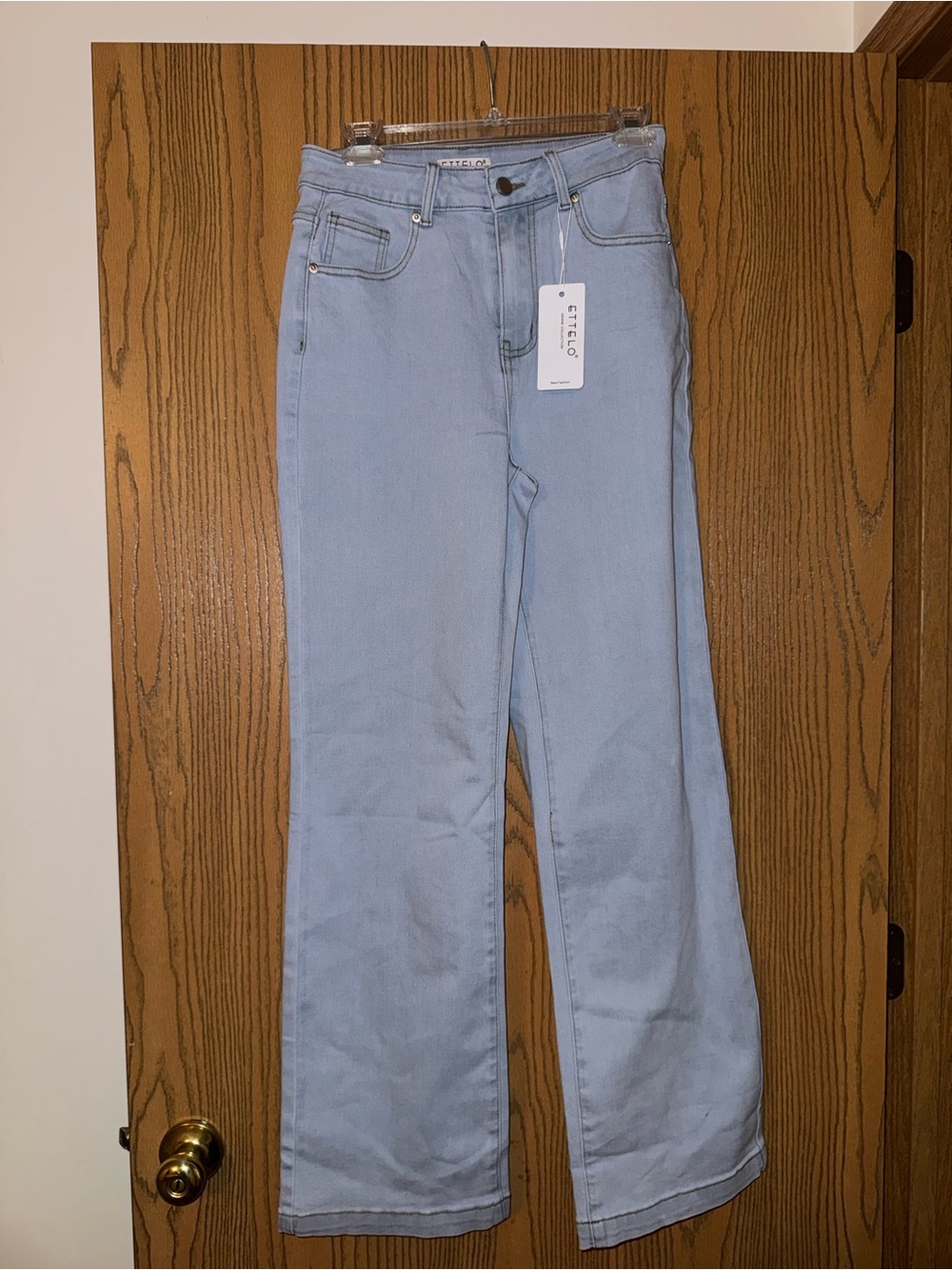 Light Wash Flare Jeans Women's